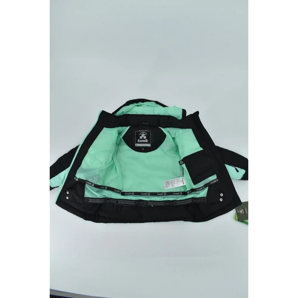Kamik Size 3 Girls Aayla Jacket Storm Bibs Snowsuit NWT Orchid Mint